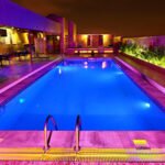 Pool area in ge hotel