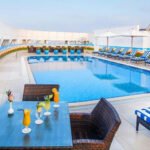 Pool area in ge hotel